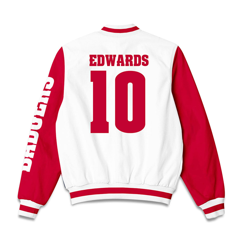 Wisconsin - NCAA Women's Ice Hockey : Laila Edwards - Bomber Jacket-1
