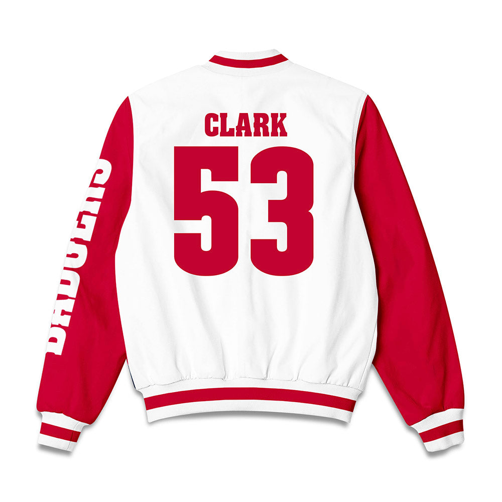 Wisconsin - NCAA Football : Cam Clark - Bomber Jacket-1