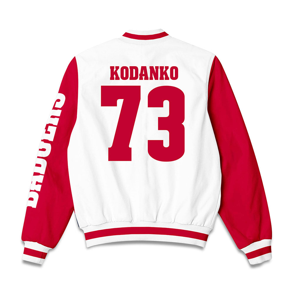Wisconsin - NCAA Football : Kerry Kodanko - Bomber Jacket-1