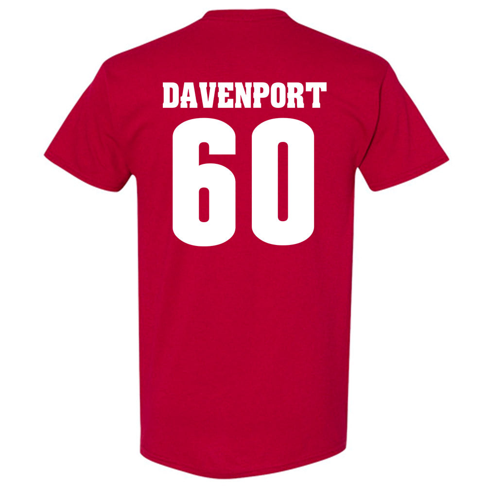 Wisconsin - NCAA Football : Nolan Davenport - Classic Shersey T-Shirt-1