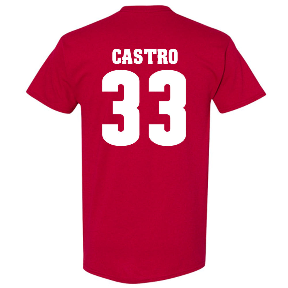Wisconsin - NCAA Men's Ice Hockey : Anton castro - Classic Shersey T-Shirt-1