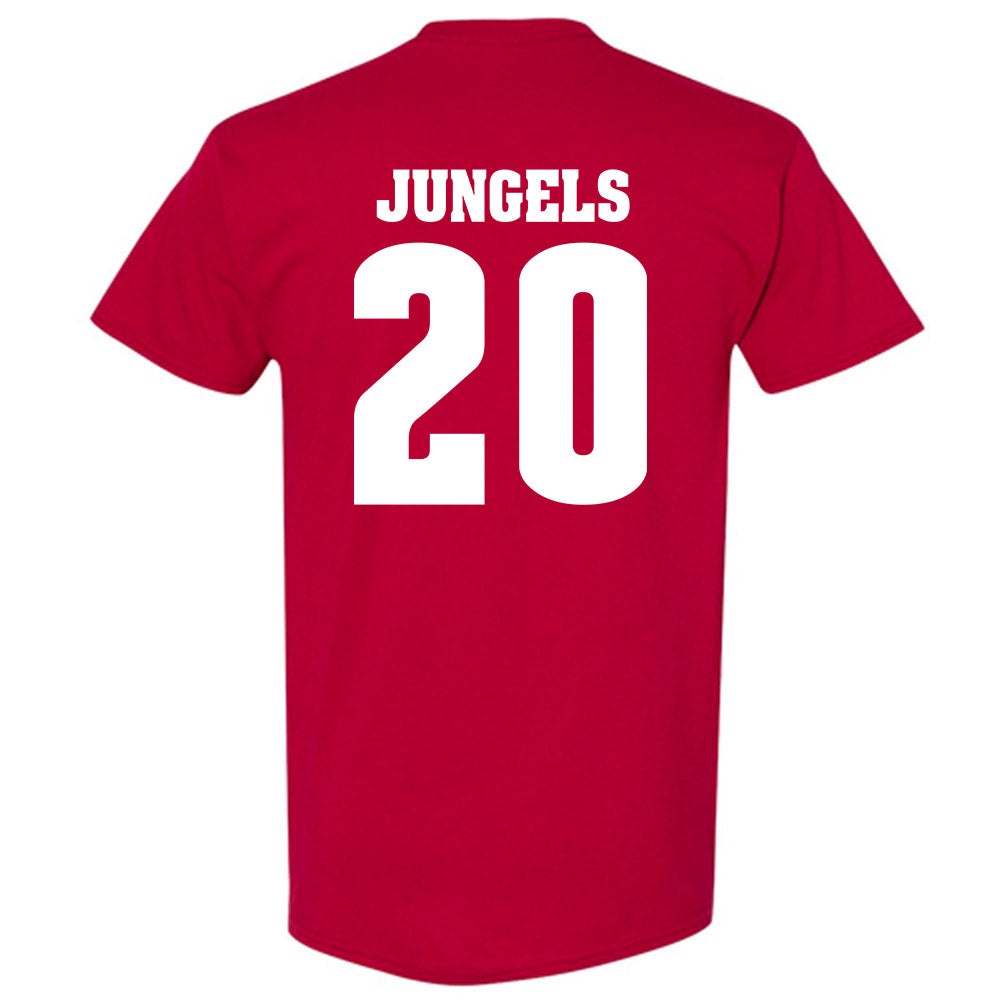 Wisconsin - NCAA Women's Ice Hockey : Vivian Jungels - Classic Shersey T-Shirt-1