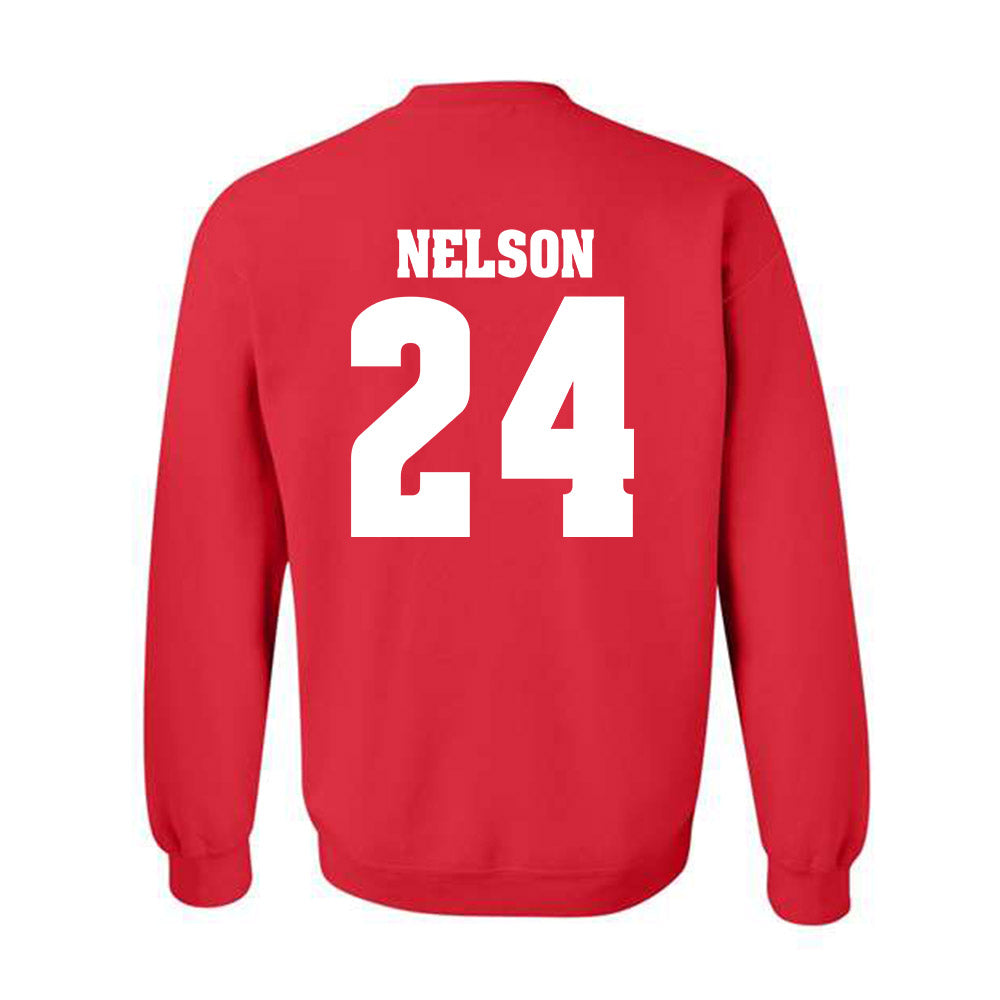 Wisconsin - NCAA Women's Soccer : Brooke Nelson - Classic Shersey Crewneck Sweatshirt-1
