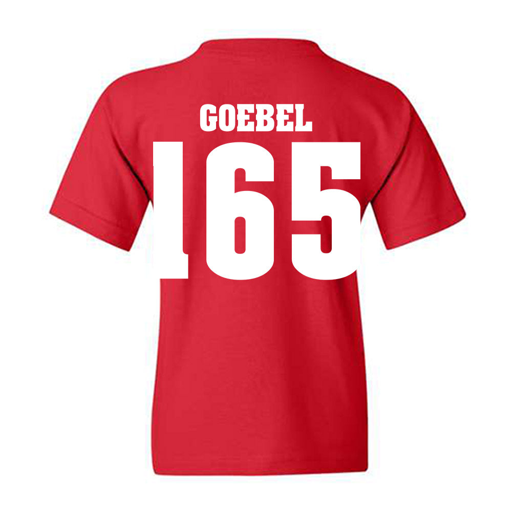 Wisconsin - NCAA Wrestling : Cody Goebel - Classic Shersey Youth T-Shirt-1