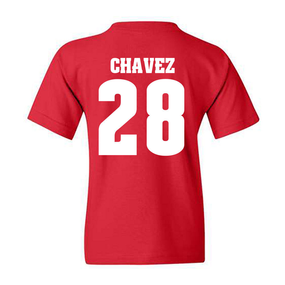 Wisconsin - NCAA Men's Soccer : Andrew Chavez - Classic Shersey Youth T-Shirt-1