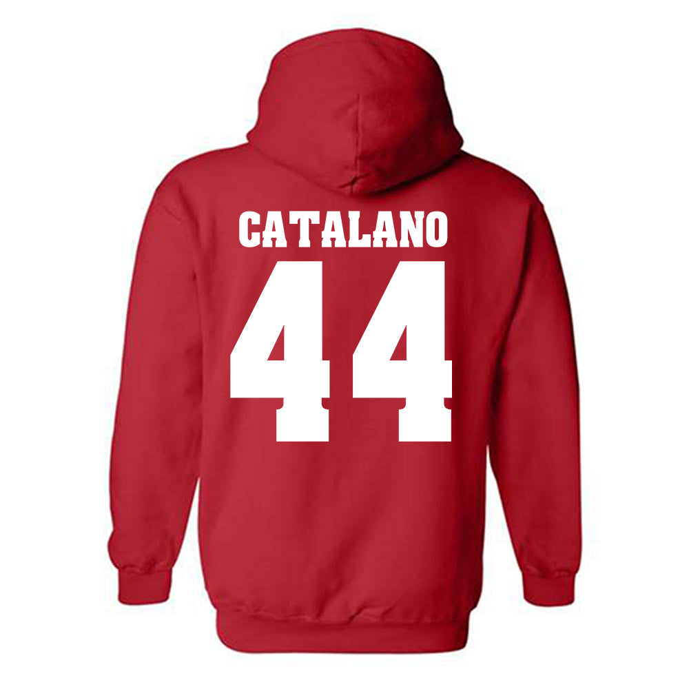 Wisconsin - NCAA Football : Cooper Catalano - Classic Shersey Hooded Sweatshirt-1
