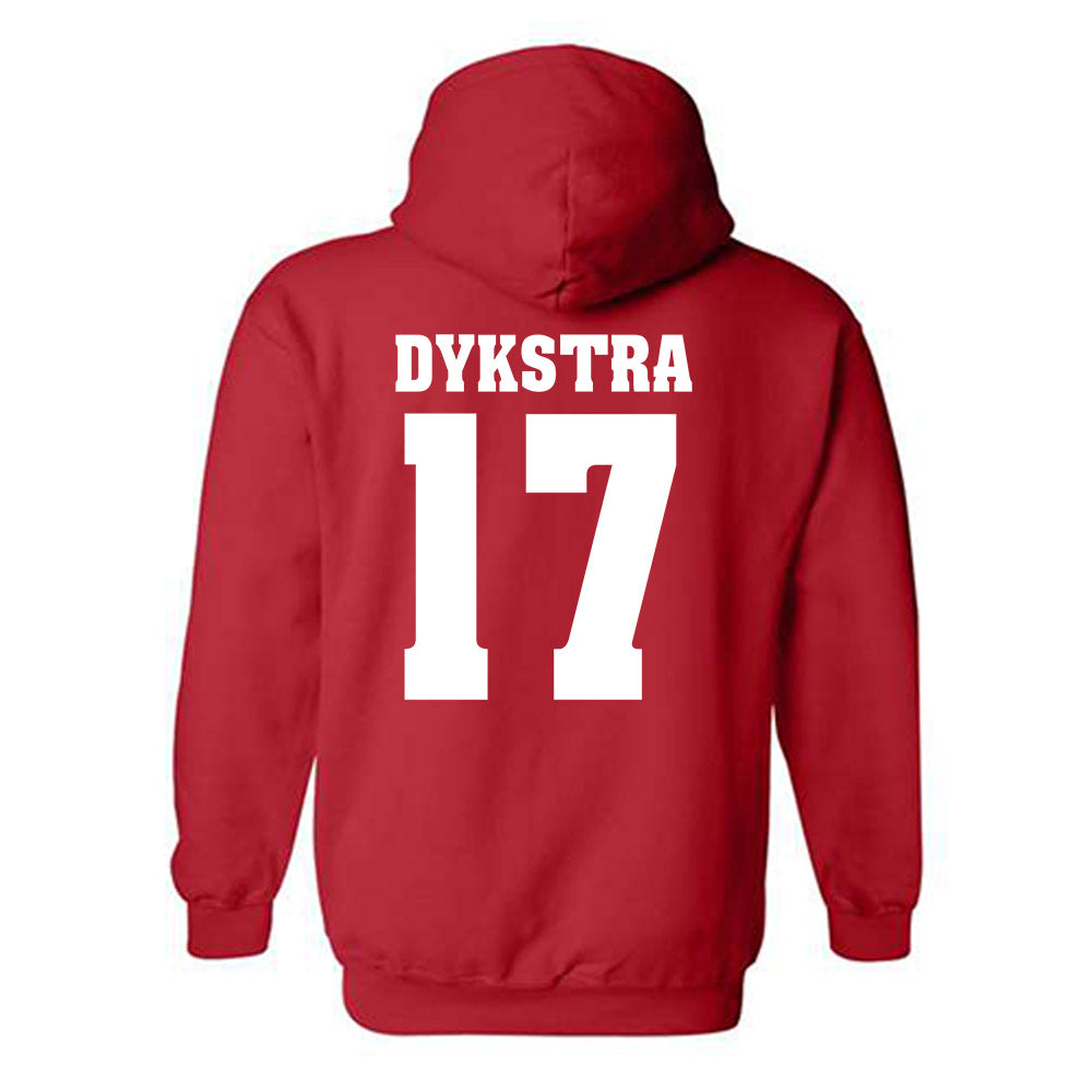 Wisconsin - NCAA Women's Soccer : Grace Dykstra - Classic Shersey Hooded Sweatshirt-1