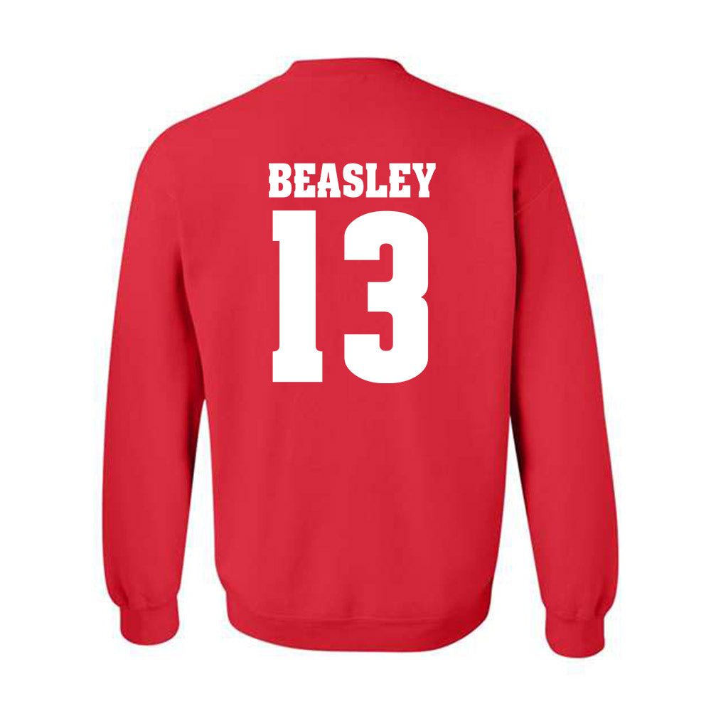 Wisconsin - NCAA Women's Soccer : Sascha Beasley - Classic Shersey Crewneck Sweatshirt-1