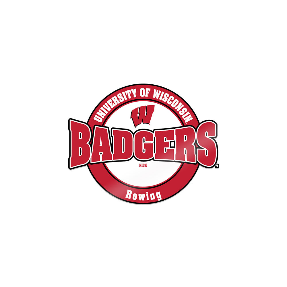 Wisconsin - NCAA Women's Rowing : Jamie Nick - Sticker-0