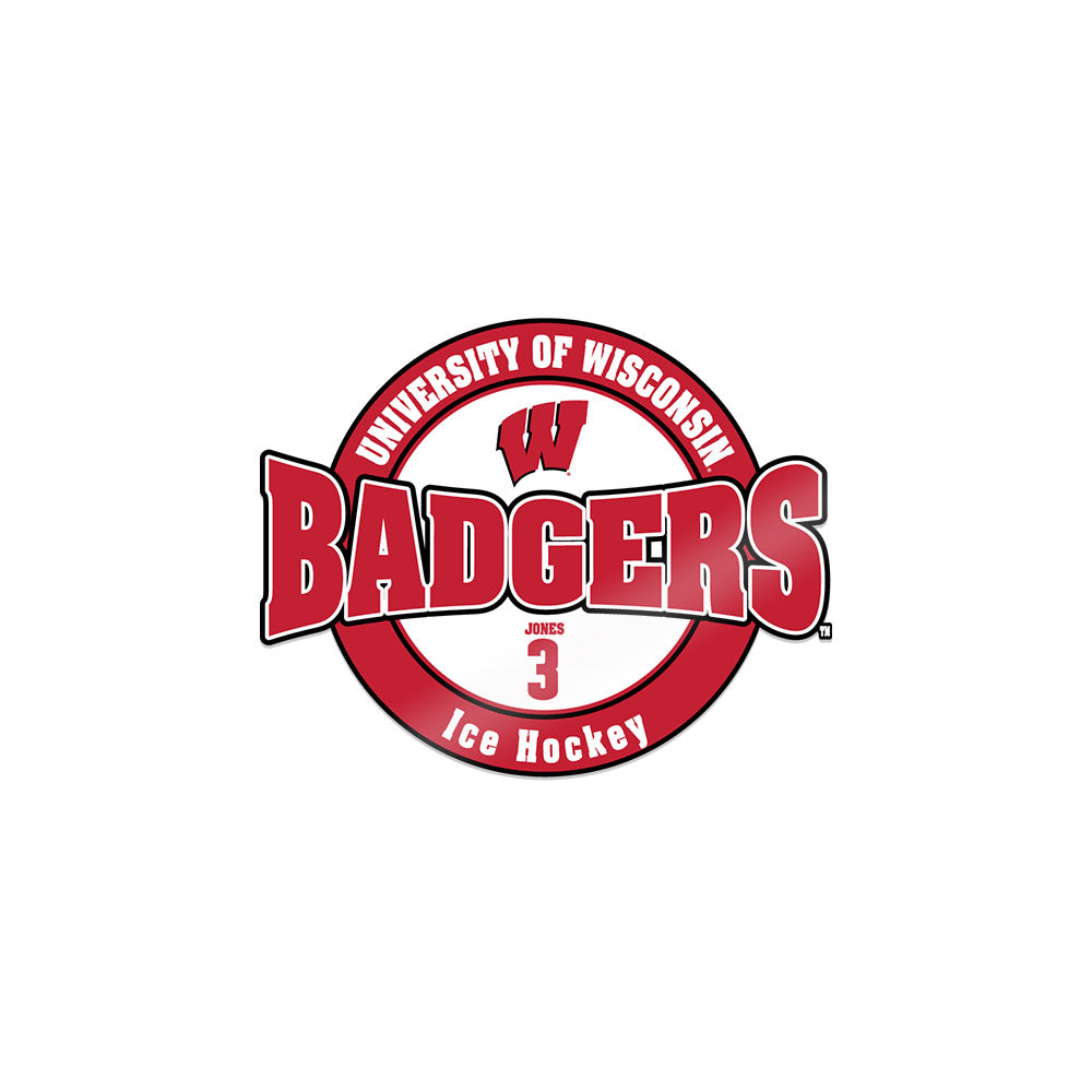 Wisconsin - NCAA Women's Ice Hockey : Mackenzie Jones - Sticker-0