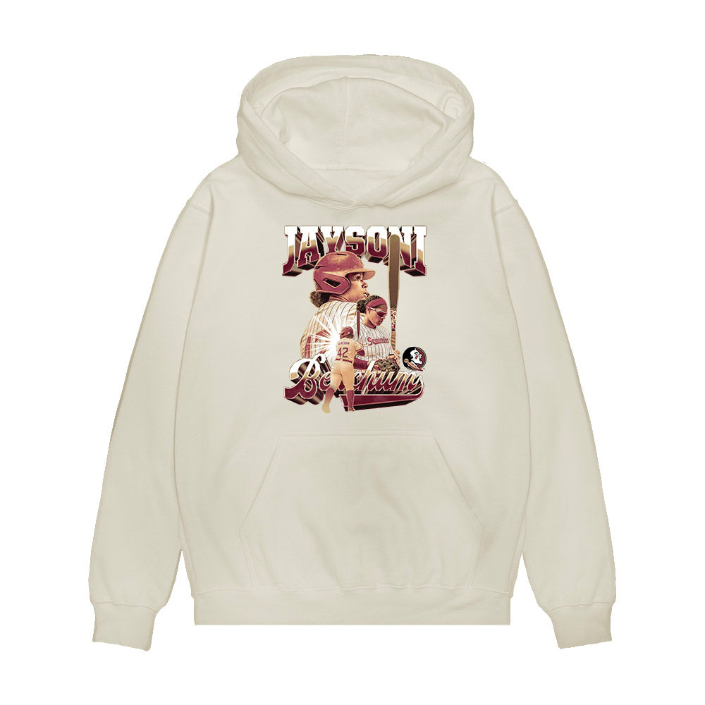 FSU - NCAA Softball : Jaysoni Beachum - Collage Premium Hooded Sweatshirt-0