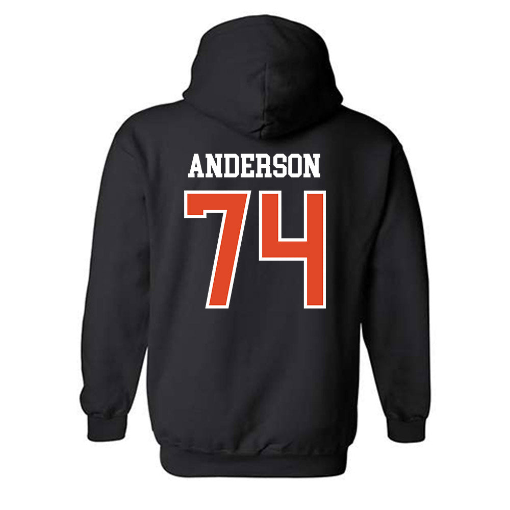 Oregon State - NCAA Football : Jacob Anderson - Sports Shersey Hooded Sweatshirt-1