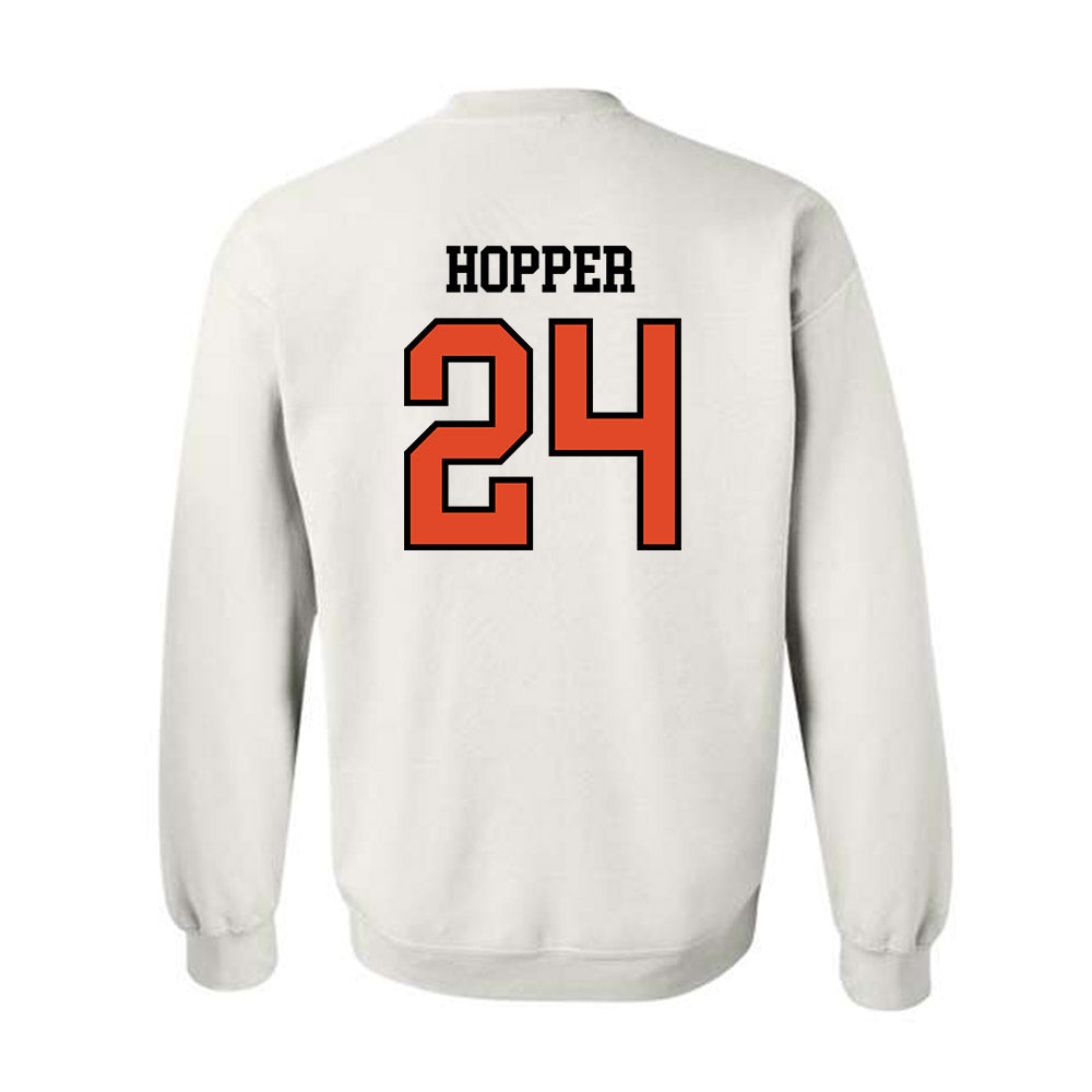 Oregon State - NCAA Football : Tyjai Hopper - Sports Shersey Crewneck Sweatshirt-1