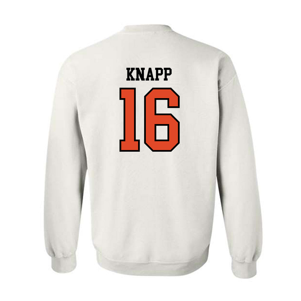Oregon State - NCAA Football : Logan Knapp - Sports Shersey Crewneck Sweatshirt-1