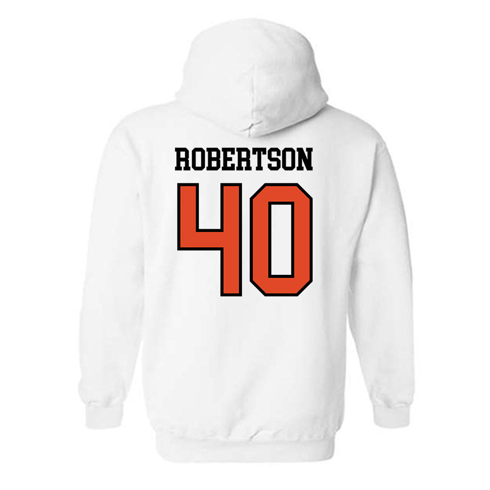 Oregon State - NCAA Football : Jackson Robertson - Sports Shersey Hooded Sweatshirt-1