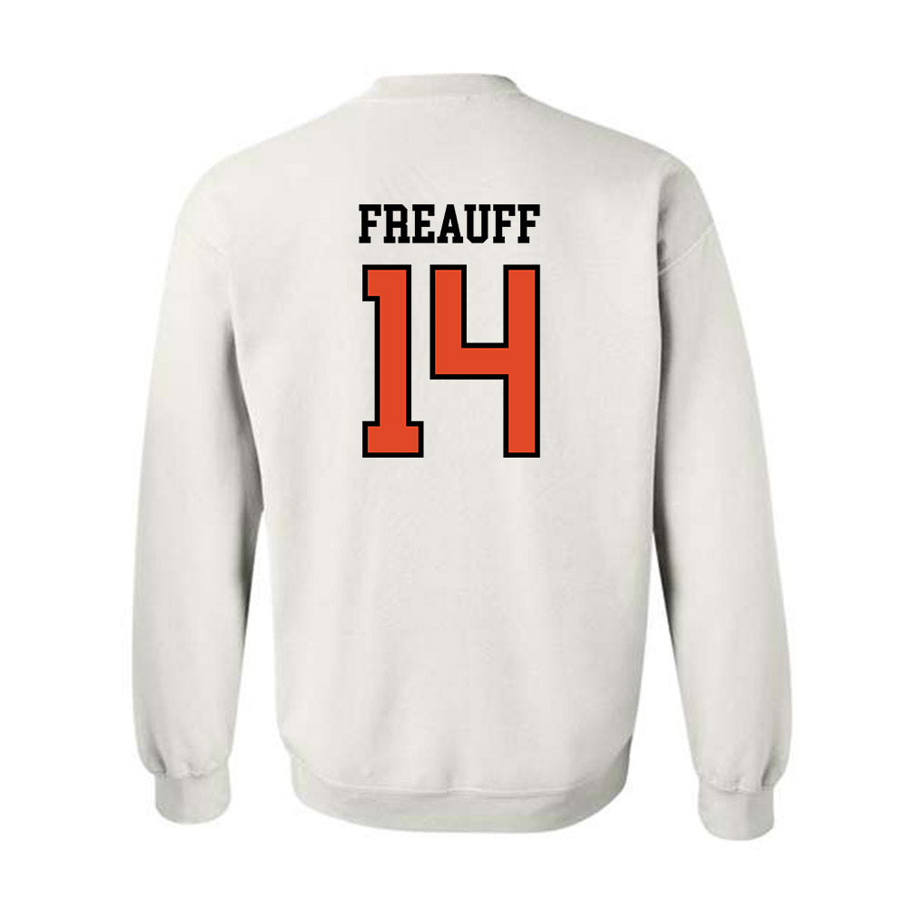Oregon State - NCAA Football : Eddie Freauff - Sports Shersey Crewneck Sweatshirt-1