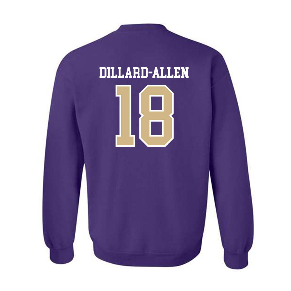 Washington - NCAA Football : Rylon Dillard-Allen - Sports Shersey Crewneck Sweatshirt-1