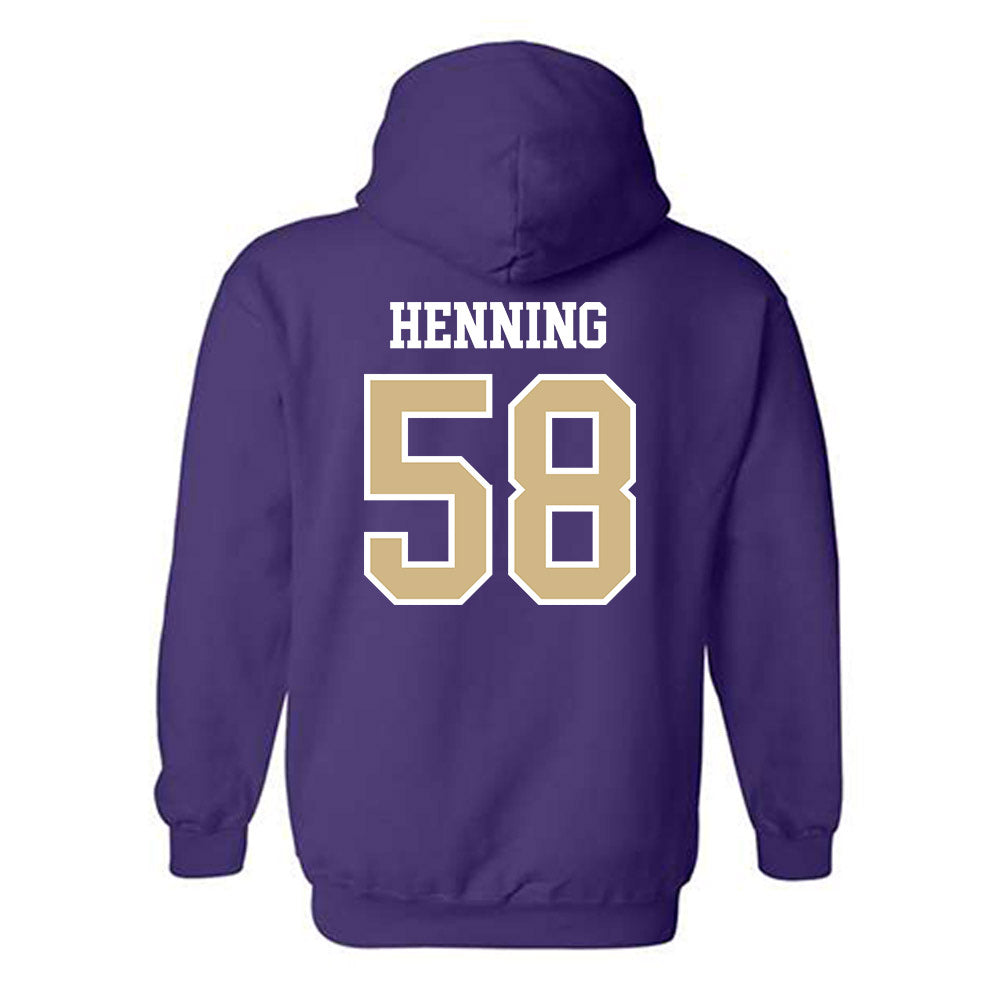 Washington - NCAA Football : Zachary Henning - Sports Shersey Hooded Sweatshirt-1