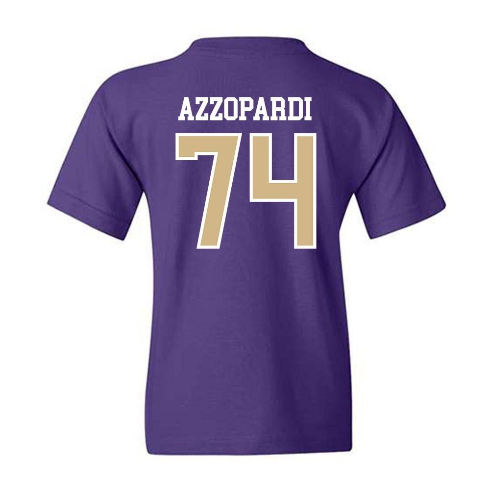 Washington - NCAA Football : Drew Azzopardi - Sports Shersey Youth T-Shirt-1