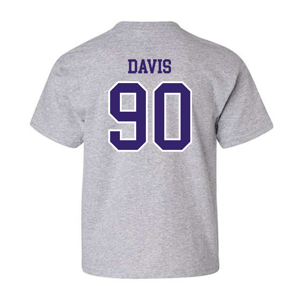 Washington - NCAA Football : Elinneus Davis - Sports Shersey Youth T-Shirt-1
