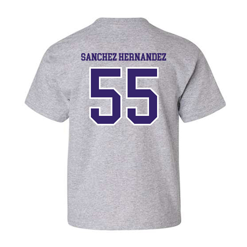 Washington - NCAA Football : Victor Sanchez Hernandez - Sports Shersey Youth T-Shirt-1
