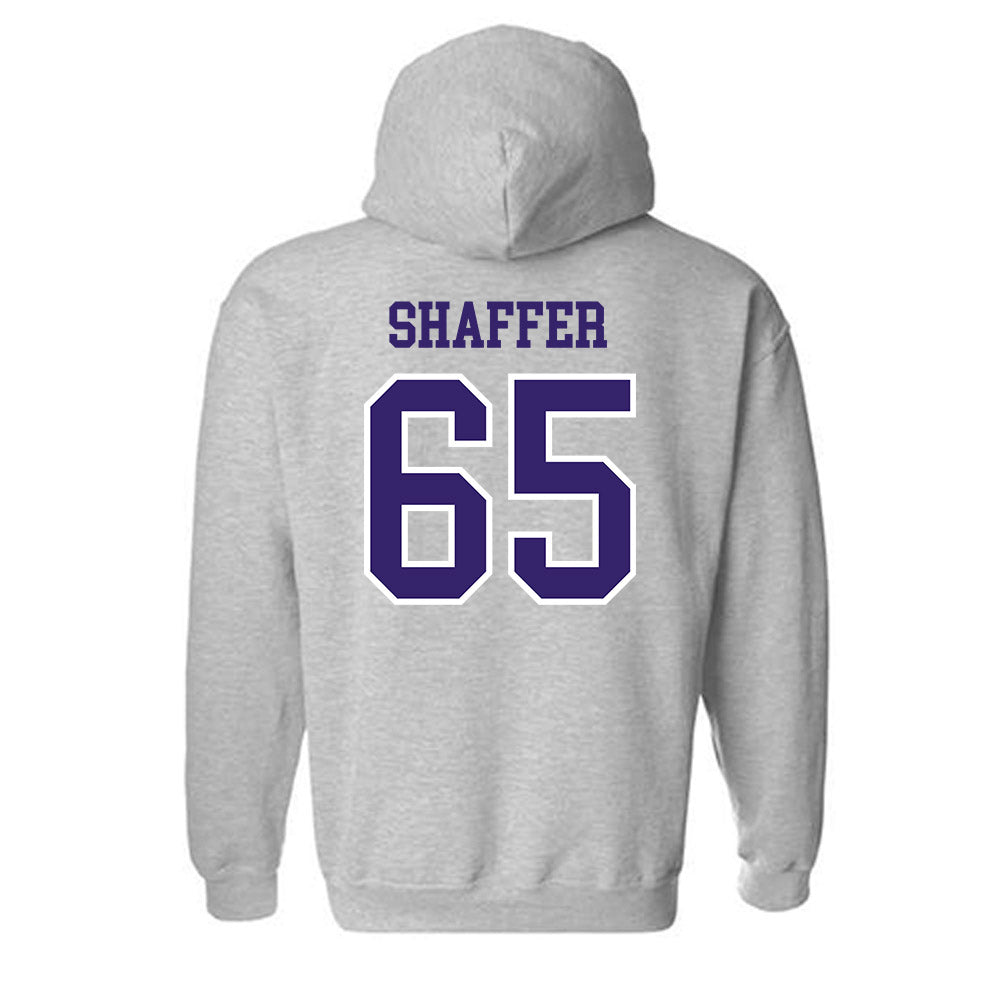 Washington - NCAA Football : Jack Shaffer - Sports Shersey Hooded Sweatshirt-1