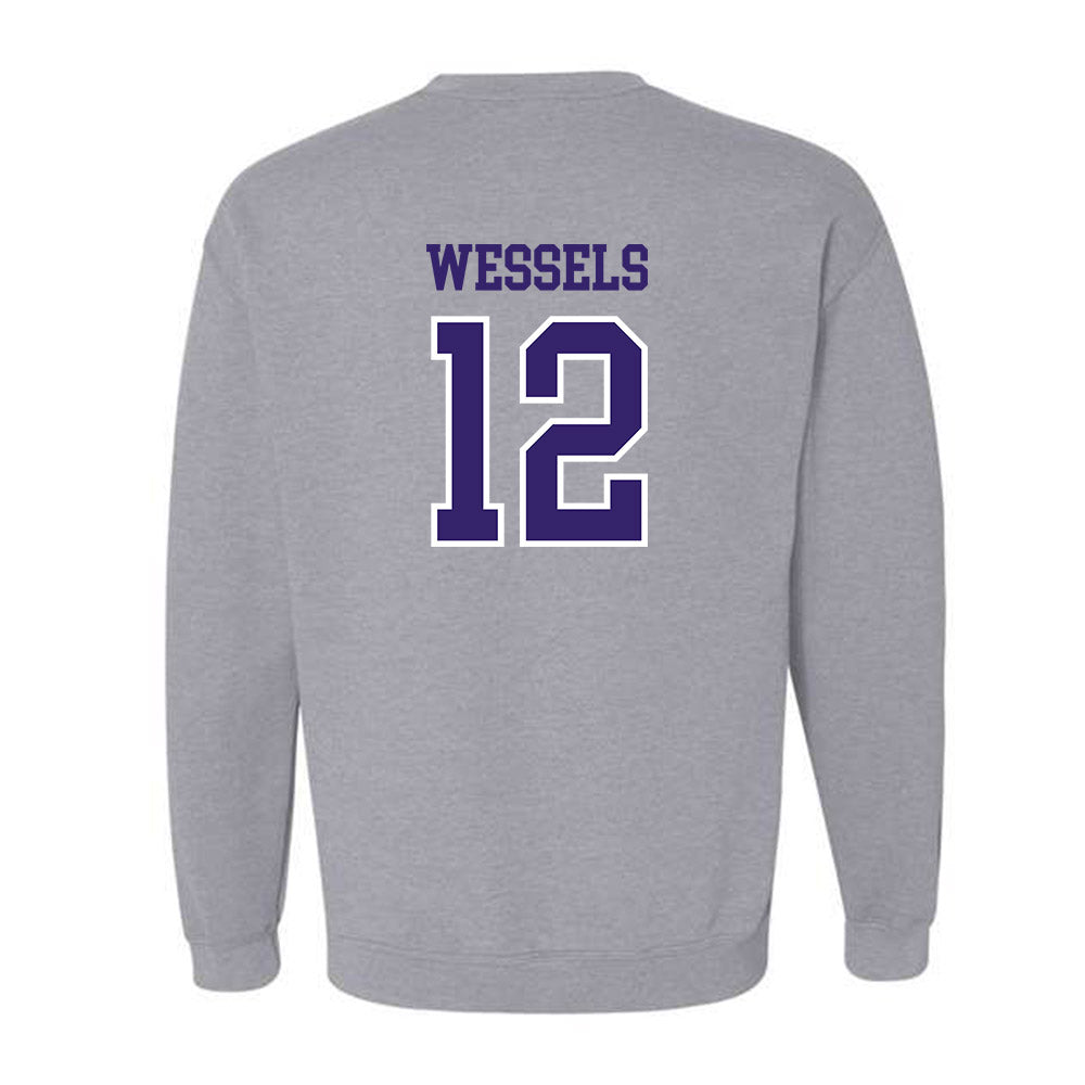 Washington - NCAA Women's Volleyball : Katy Wessels - Sports Shersey Crewneck Sweatshirt-1