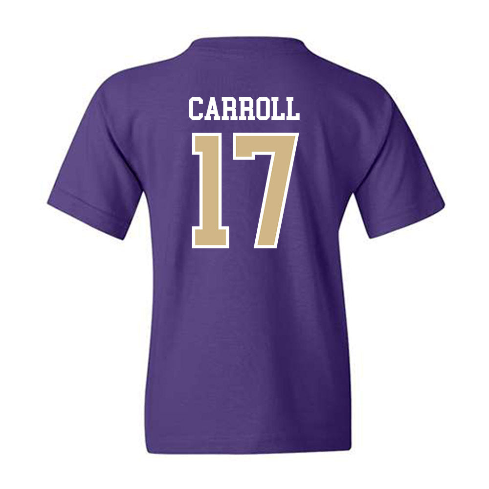 Washington - NCAA Softball : Ava Carroll - Sports Shersey Youth T-Shirt-1