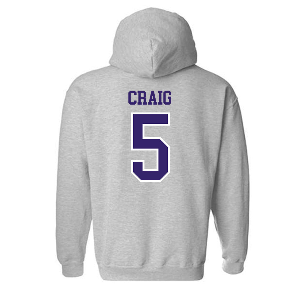Washington - NCAA Softball : Addie Craig - Sports Shersey Hooded Sweatshirt-1