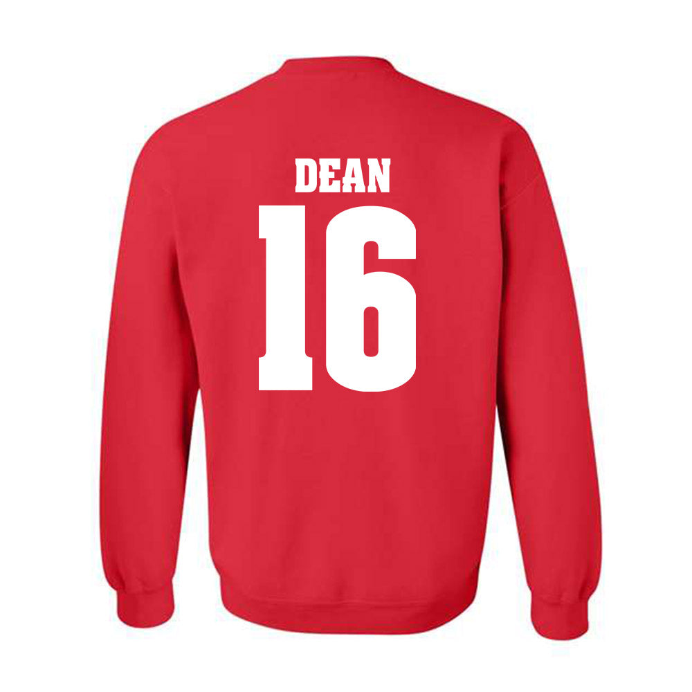 Wisconsin - NCAA Football : Grant Dean - Sports Shersey Crewneck Sweatshirt-1