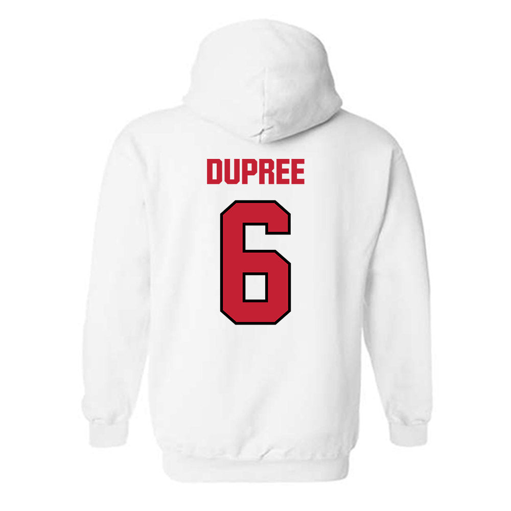 Wisconsin - NCAA Football : Darrion Dupree - Sports Shersey Hooded Sweatshirt-1