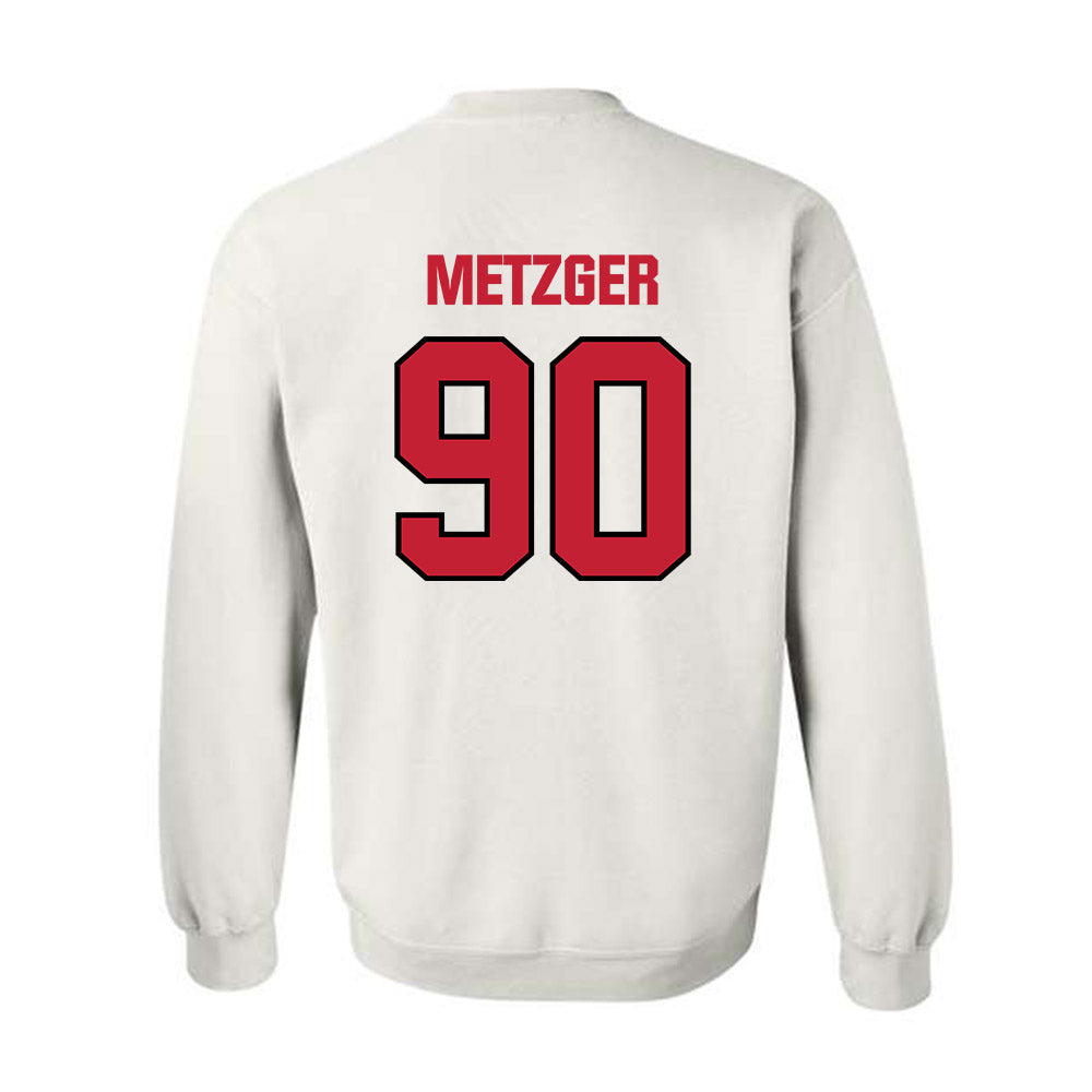 Wisconsin - NCAA Football : Hayden Metzger - Sports Shersey Crewneck Sweatshirt-1