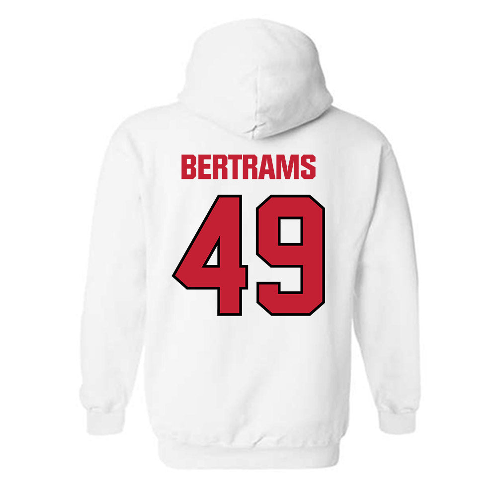 Wisconsin - NCAA Football : Atticus Bertrams - Sports Shersey Hooded Sweatshirt-1