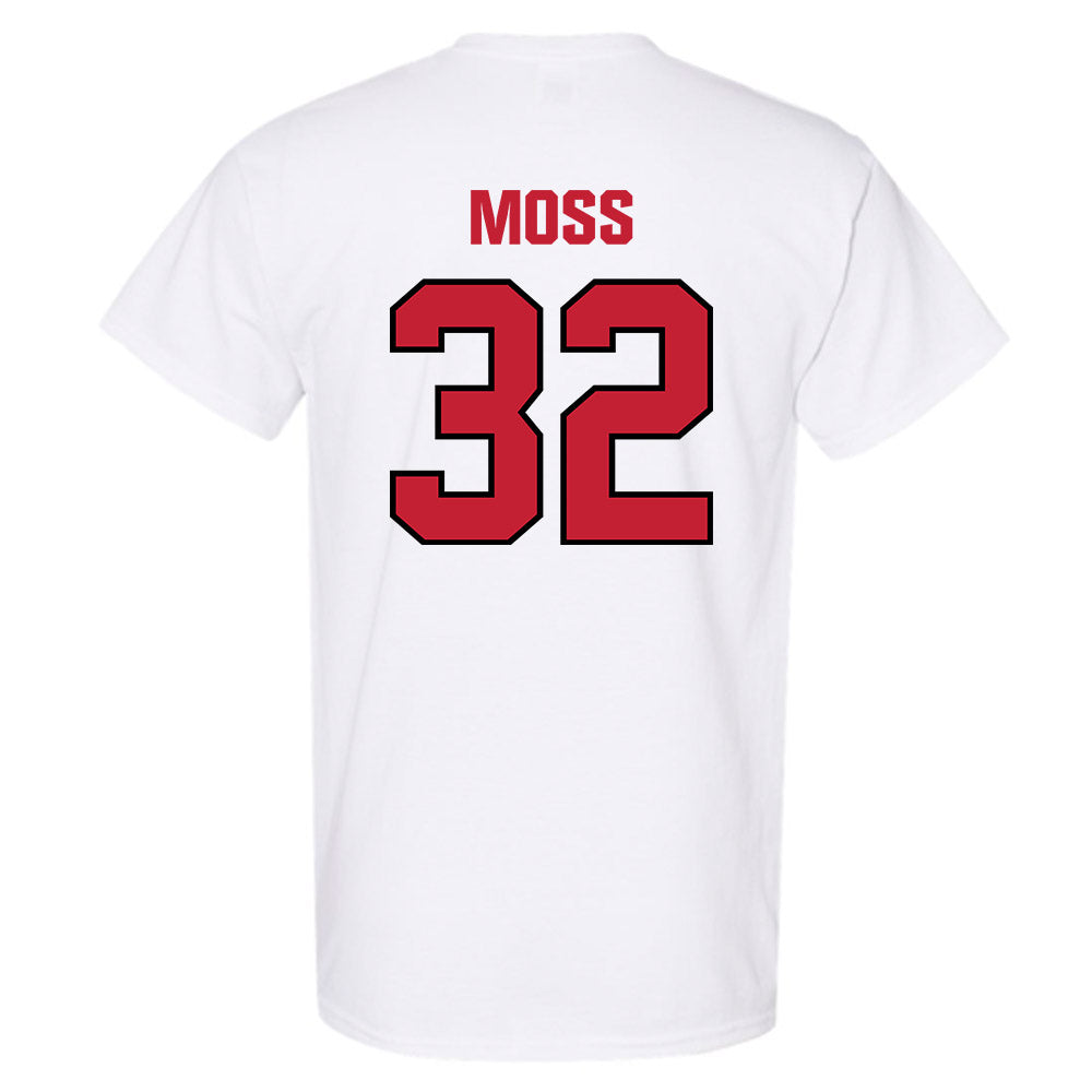 Wisconsin - NCAA Football : Remington Moss - Sports Shersey T-Shirt-1