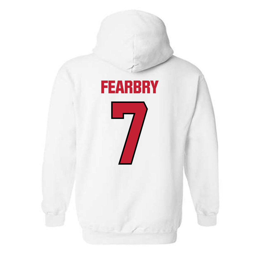 Wisconsin - NCAA Football : Tyreese Fearbry - Sports Shersey Hooded Sweatshirt-1