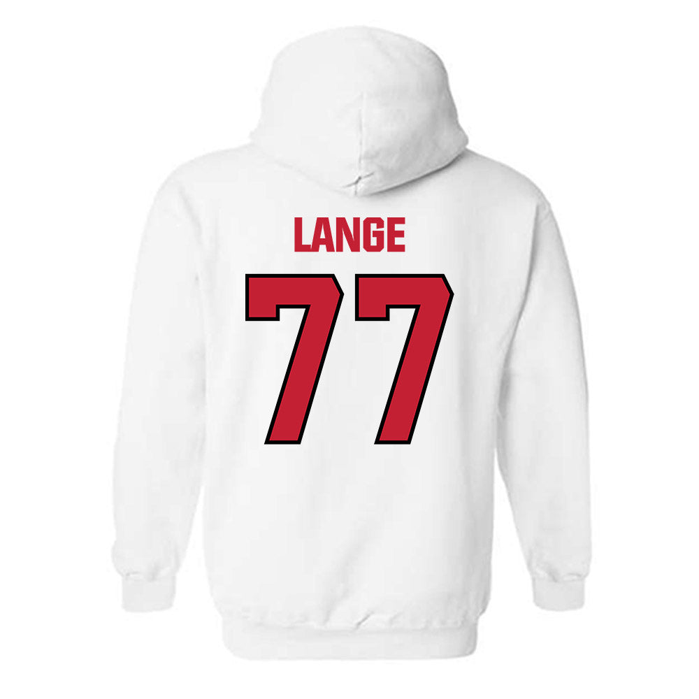 Wisconsin - NCAA Football : Peyton Lange - Sports Shersey Hooded Sweatshirt-1