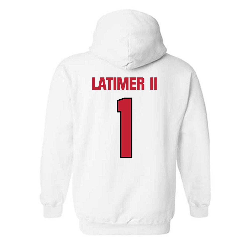 Wisconsin - NCAA Football : Geimere Latimer II - Sports Shersey Hooded Sweatshirt-1