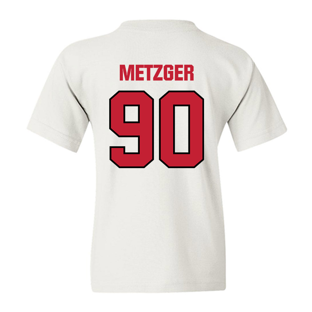 Wisconsin - NCAA Football : Hayden Metzger - Sports Shersey Youth T-Shirt-1