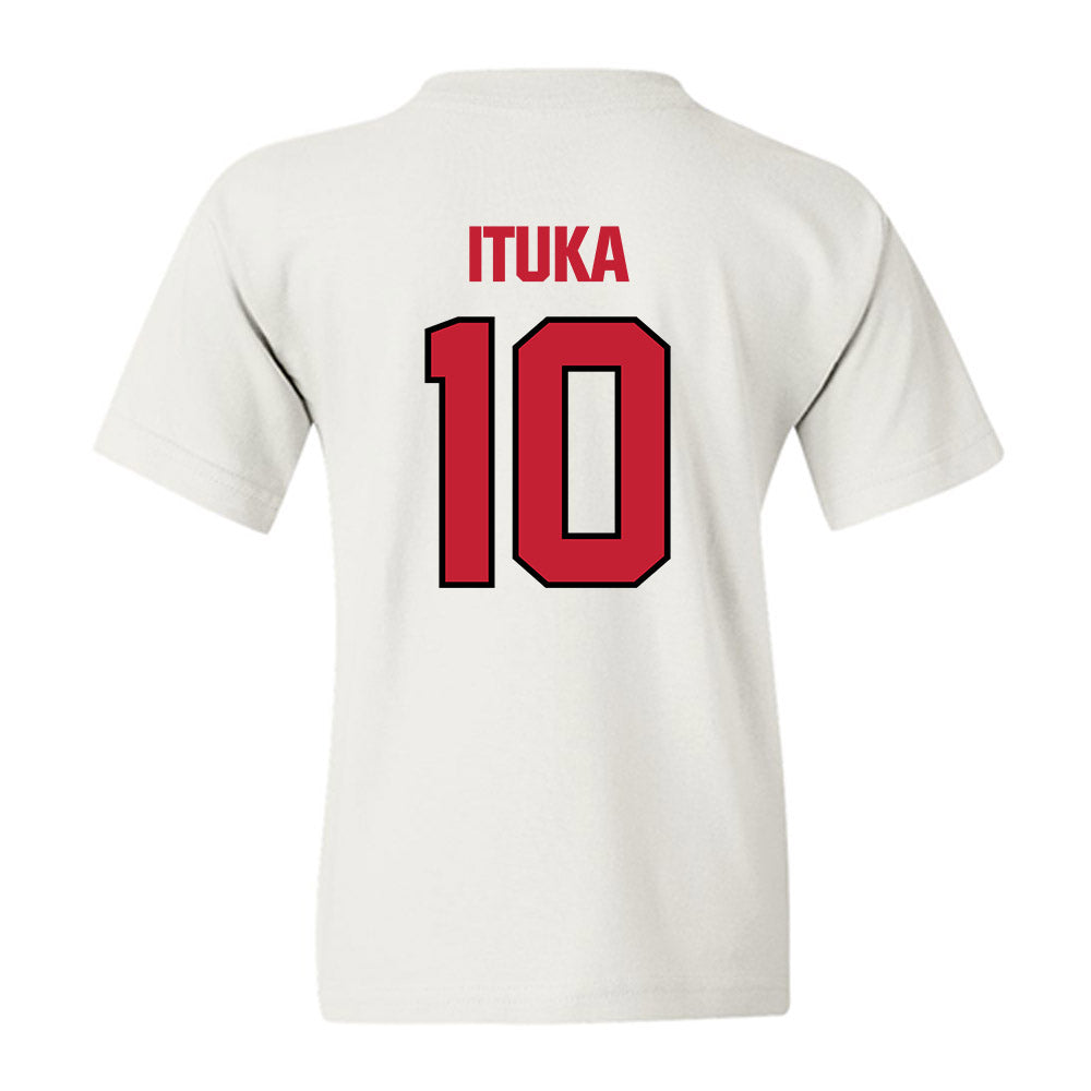 Wisconsin - NCAA Football : Gideon Ituka - Sports Shersey Youth T-Shirt-1
