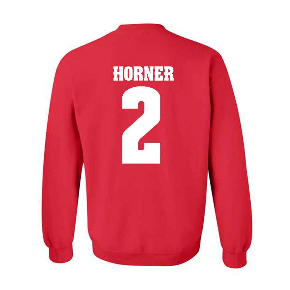 Wisconsin - NCAA Women's Volleyball : Addison Horner - Sports Shersey Crewneck Sweatshirt-1