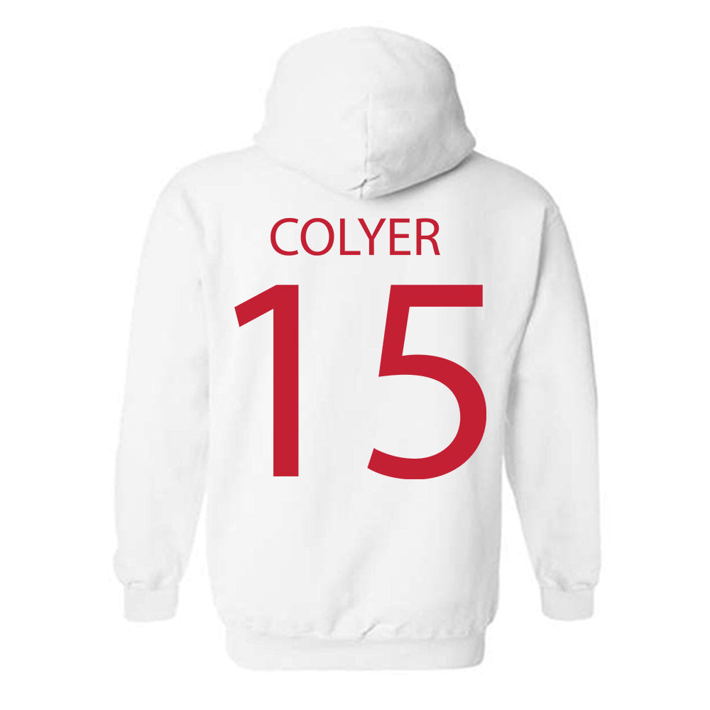 Wisconsin - NCAA Women's Volleyball : Mimi Colyer - Sports Shersey Hooded Sweatshirt-1
