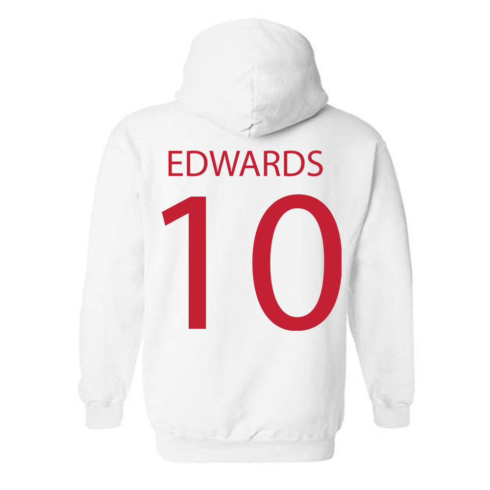 Wisconsin - NCAA Women's Ice Hockey : Laila Edwards - Sports Shersey Hooded Sweatshirt-1