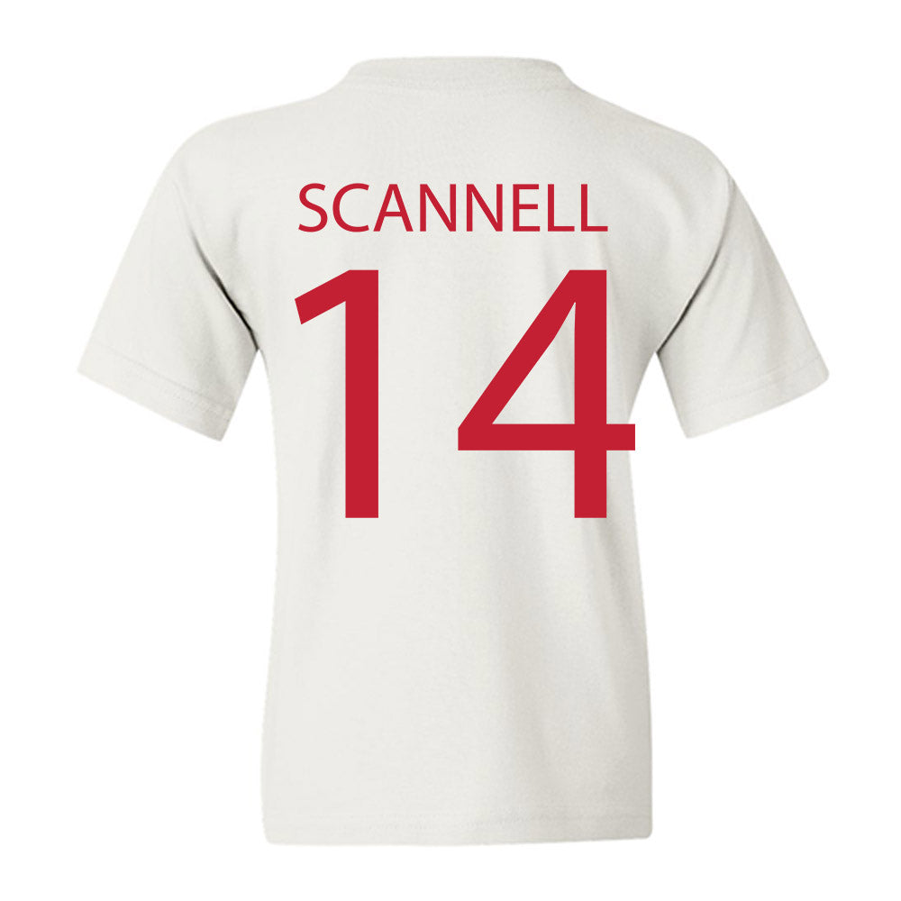 Wisconsin - NCAA Women's Ice Hockey : Maggie Scannell - Sports Shersey Youth T-Shirt-1