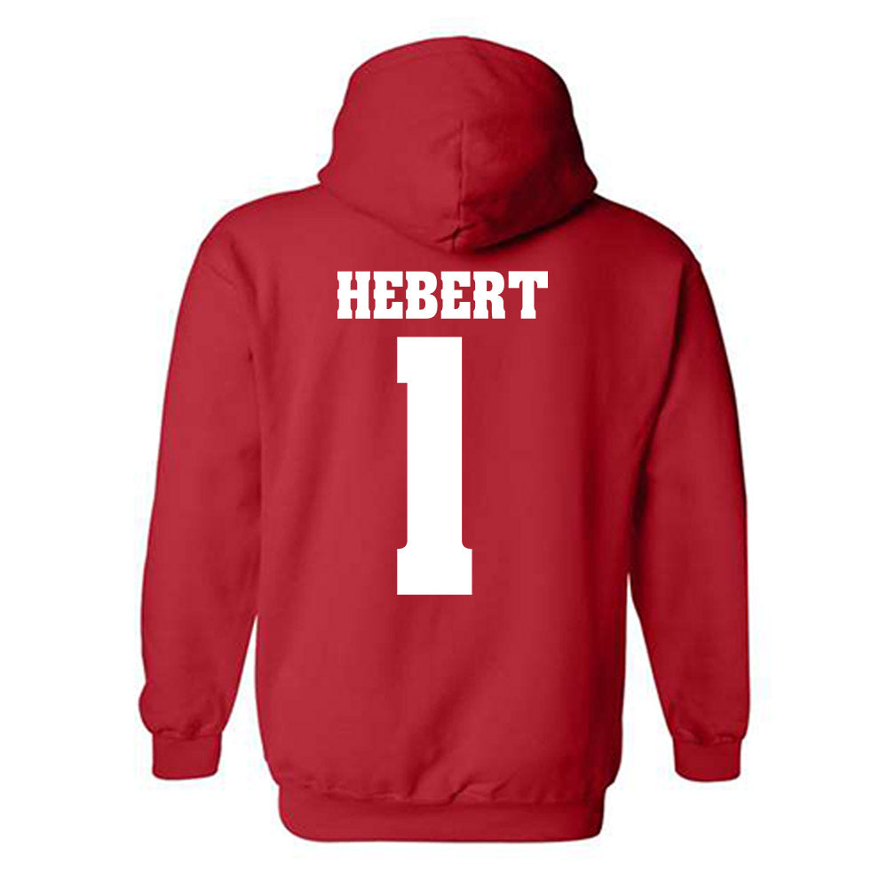 Wisconsin - NCAA Men's Soccer : Matisse Hebert - Sports Shersey Hooded Sweatshirt-1