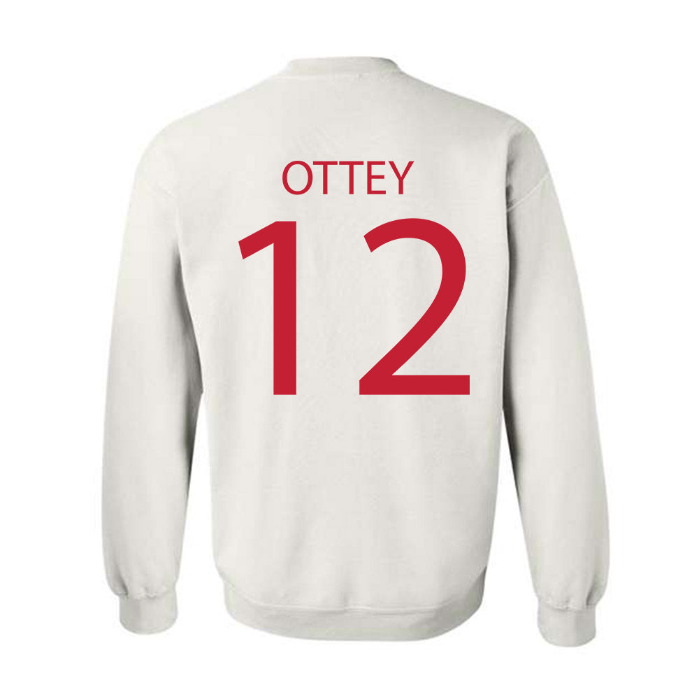 Wisconsin - NCAA Women's Soccer : Ella Ottey - Sports Shersey Crewneck Sweatshirt-1