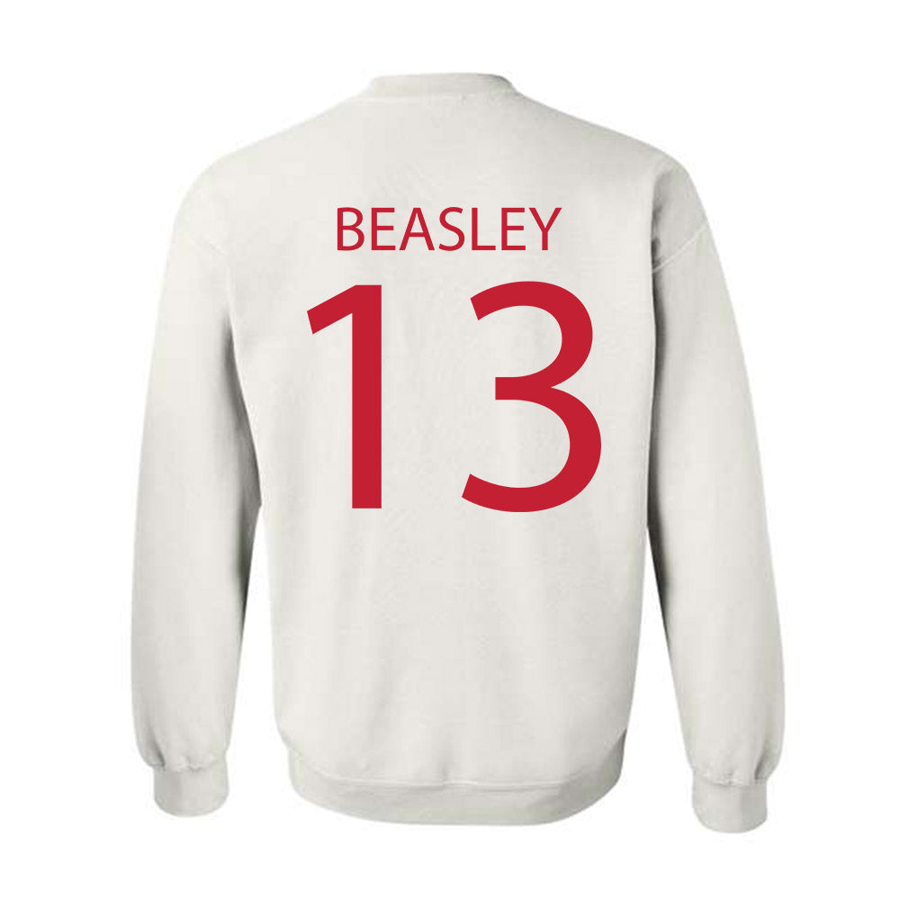 Wisconsin - NCAA Women's Soccer : Sascha Beasley - Sports Shersey Crewneck Sweatshirt-1