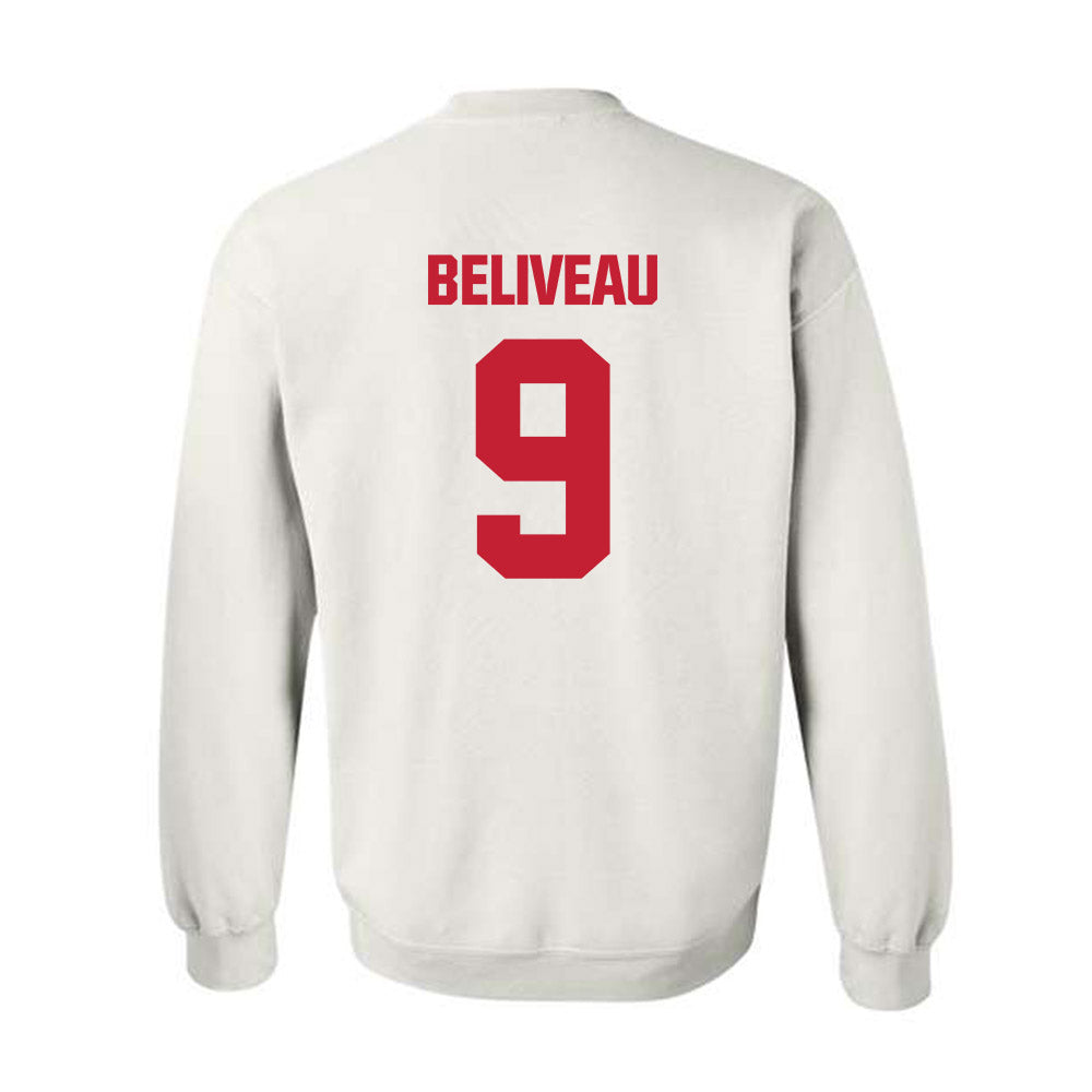 Wisconsin - NCAA Softball : Mattie Beliveau - Sports Shersey Crewneck Sweatshirt-1