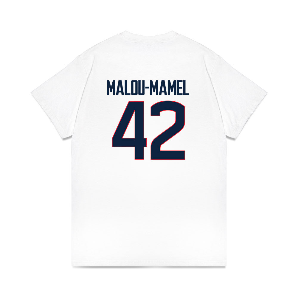 UConn - NCAA Women's Basketball : Gandy Malou-Mamel - NCAA® March Madness® National Champions Premium T-Shirt-1