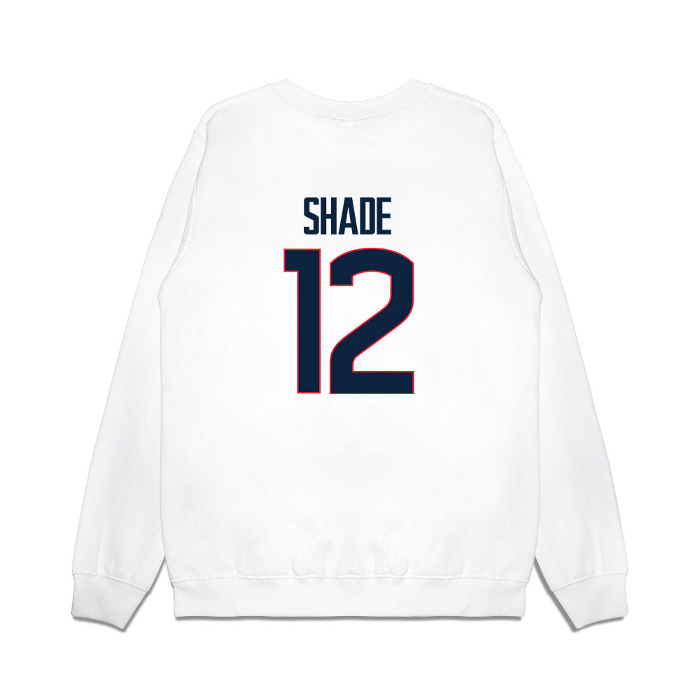 UConn - NCAA Women's Basketball : Ashlynn Shade - NCAA® March Madness® National Champions Premium Crewneck Sweatshirt-1