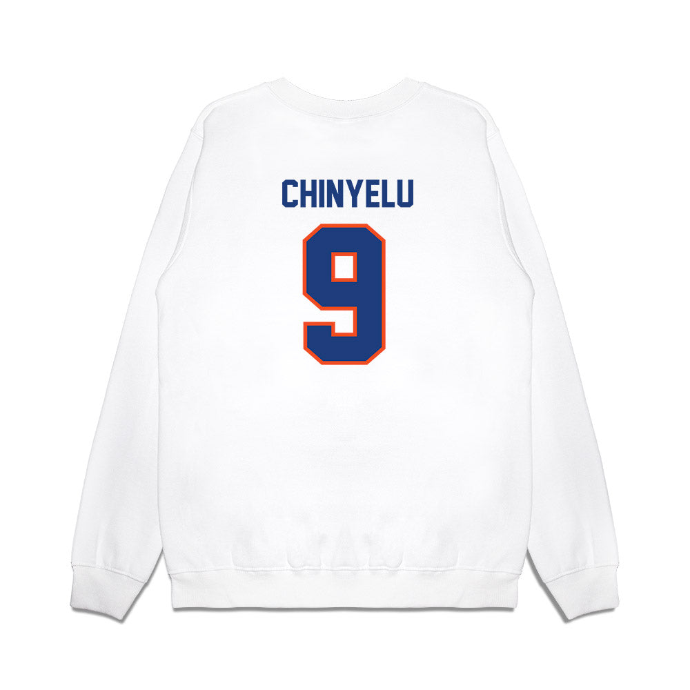 Florida - NCAA Men's Basketball : Rueben Chinyelu - NCAA® March Madness® National Champion Shersey Premium Crewneck Sweatshirt-1